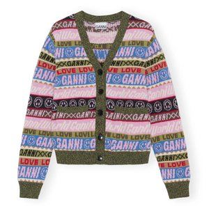 GANNI Graphic Cardigan